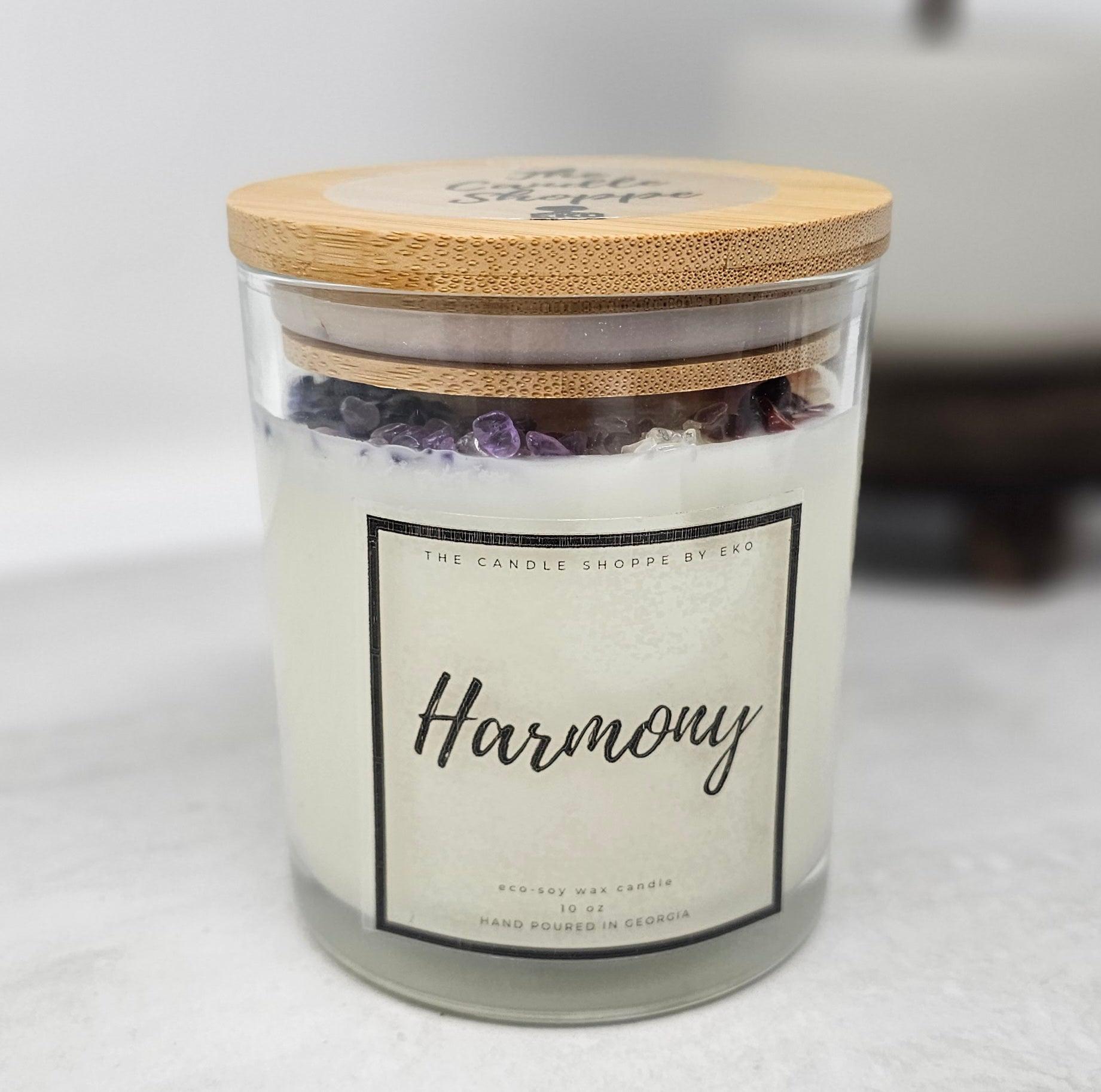 Harmony - Gemstone Infused Candle