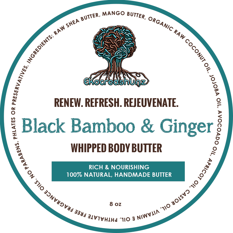 Black Bamboo & Ginger Whipped Butter