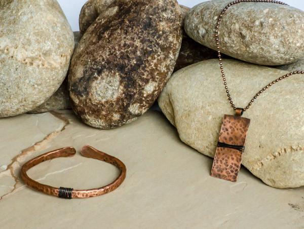 Honor - Steel Recycled Copper Necklace