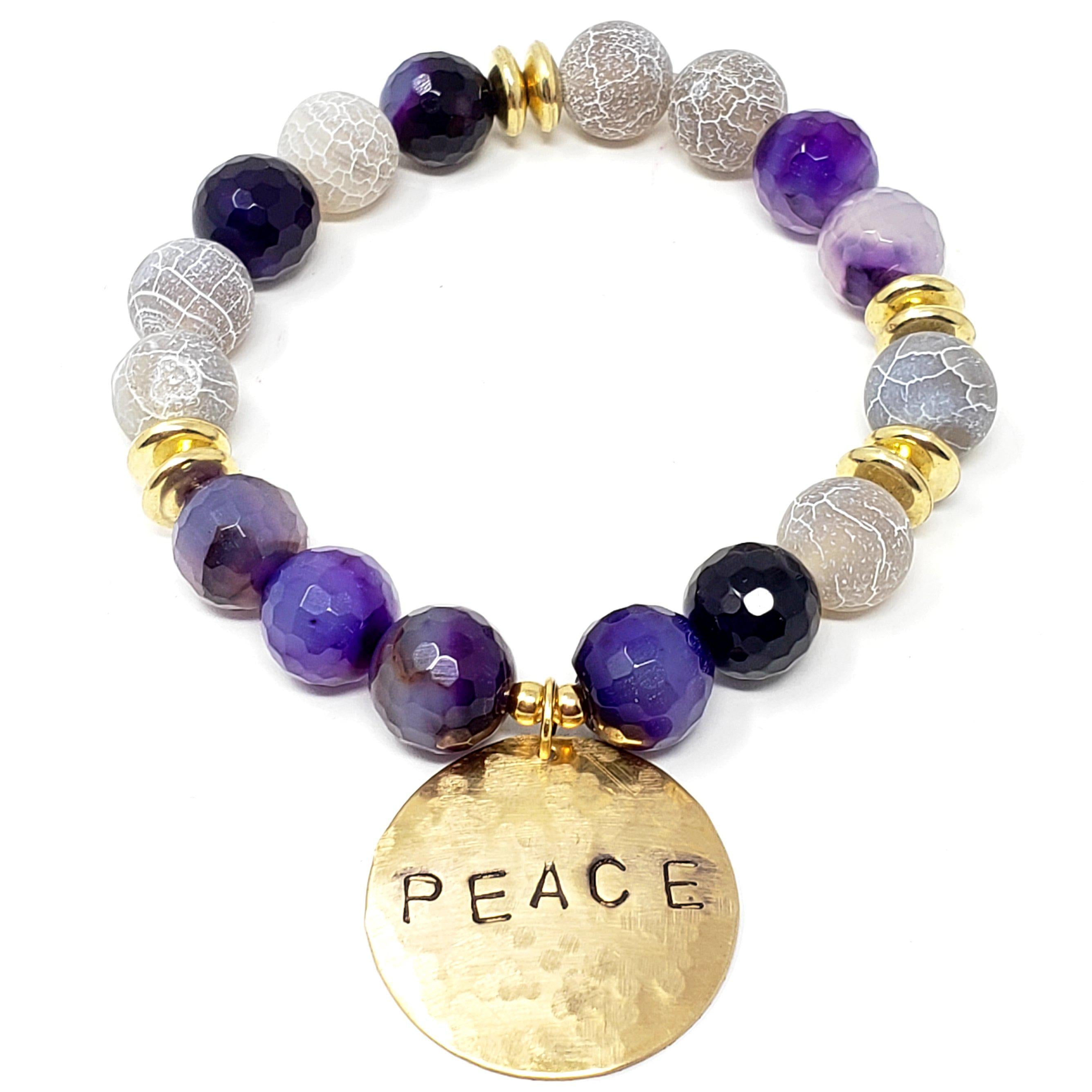"I Choose Peace" Affirmation Bracelets