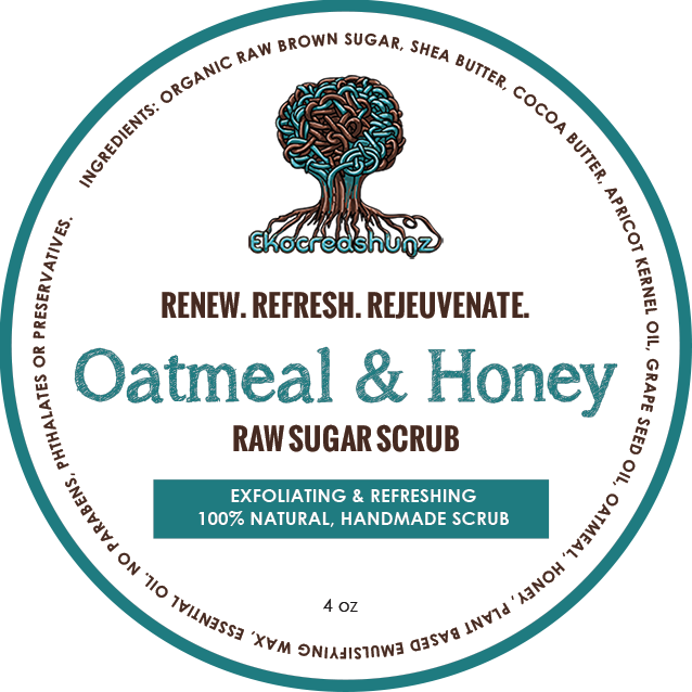 Oatmeal and Honey Sugar Scrub