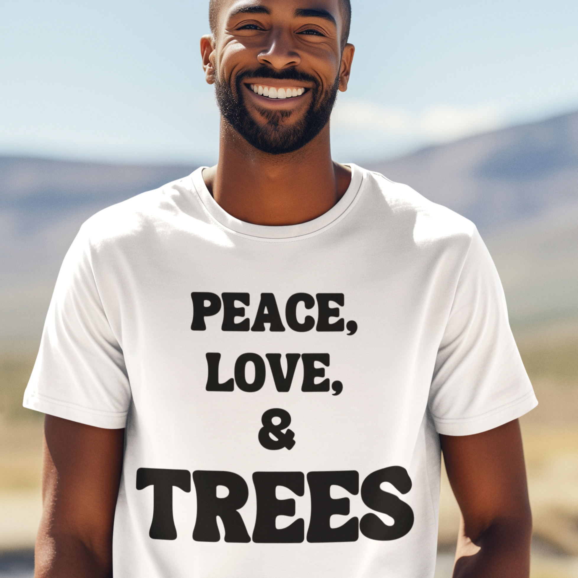 Peace Love Trees Organic T-Shirt