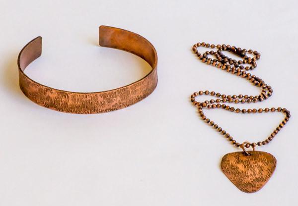 Balance - Textured Recycled Copper Necklace