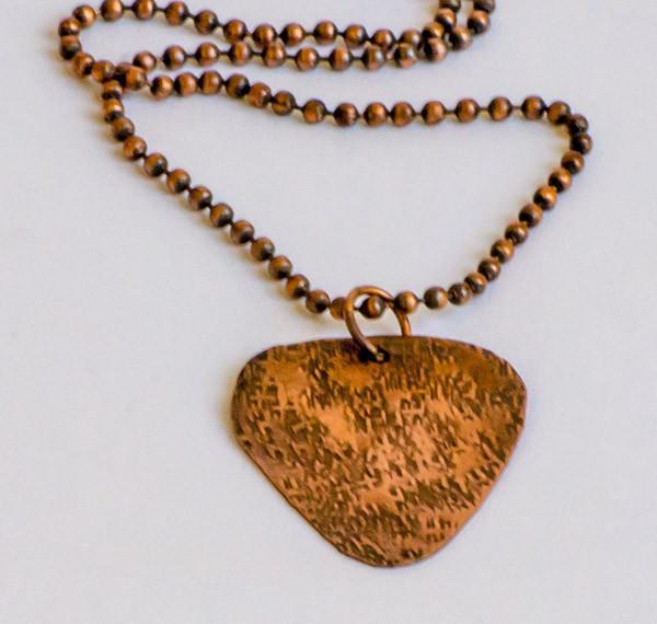 Balance - Textured Recycled Copper Necklace