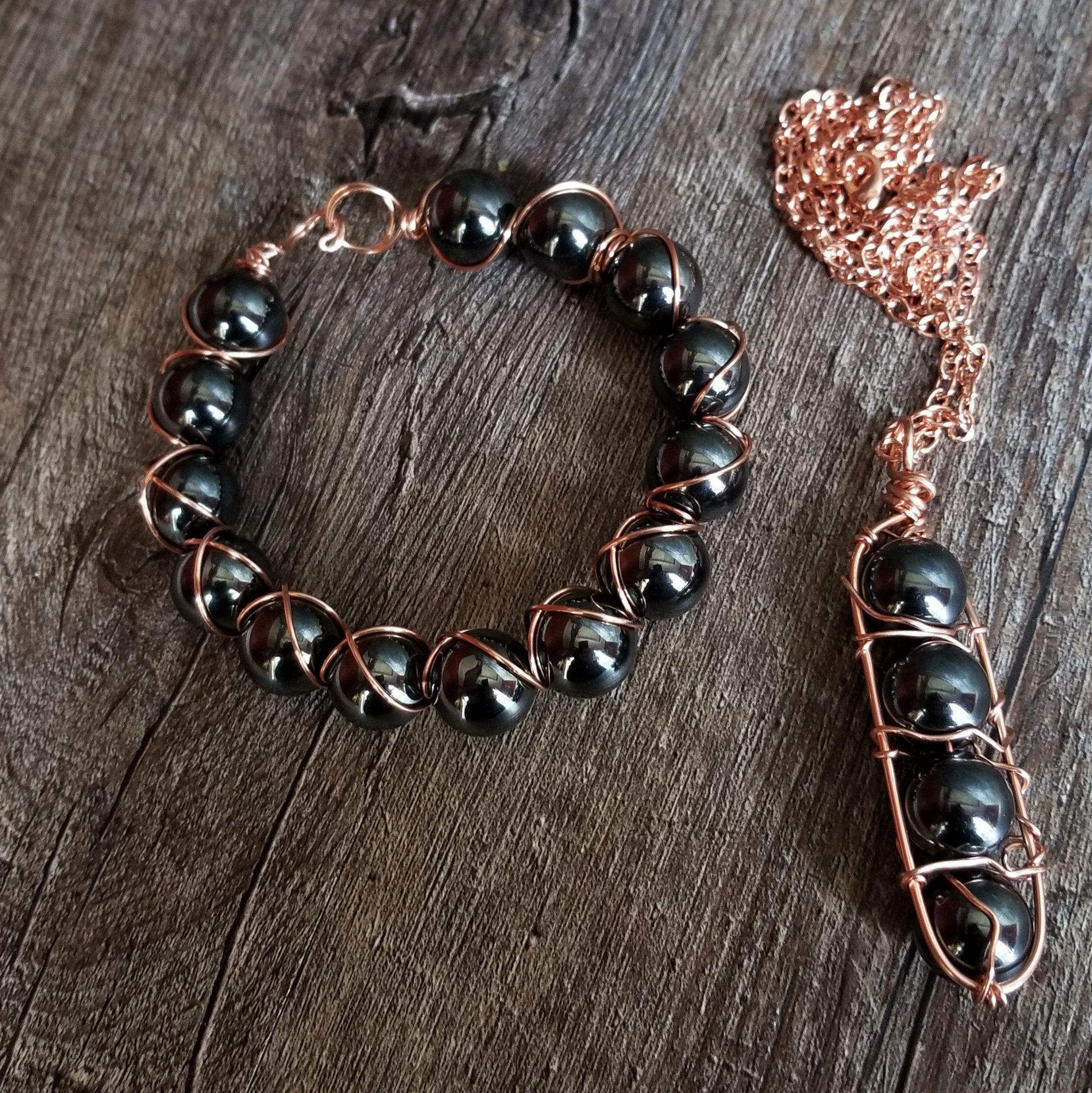 Hematite Copper Bracelet
