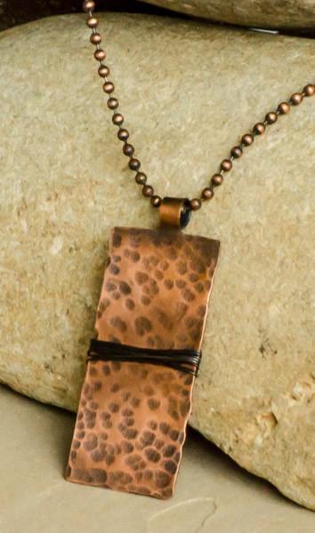 Honor - Steel Recycled Copper Necklace