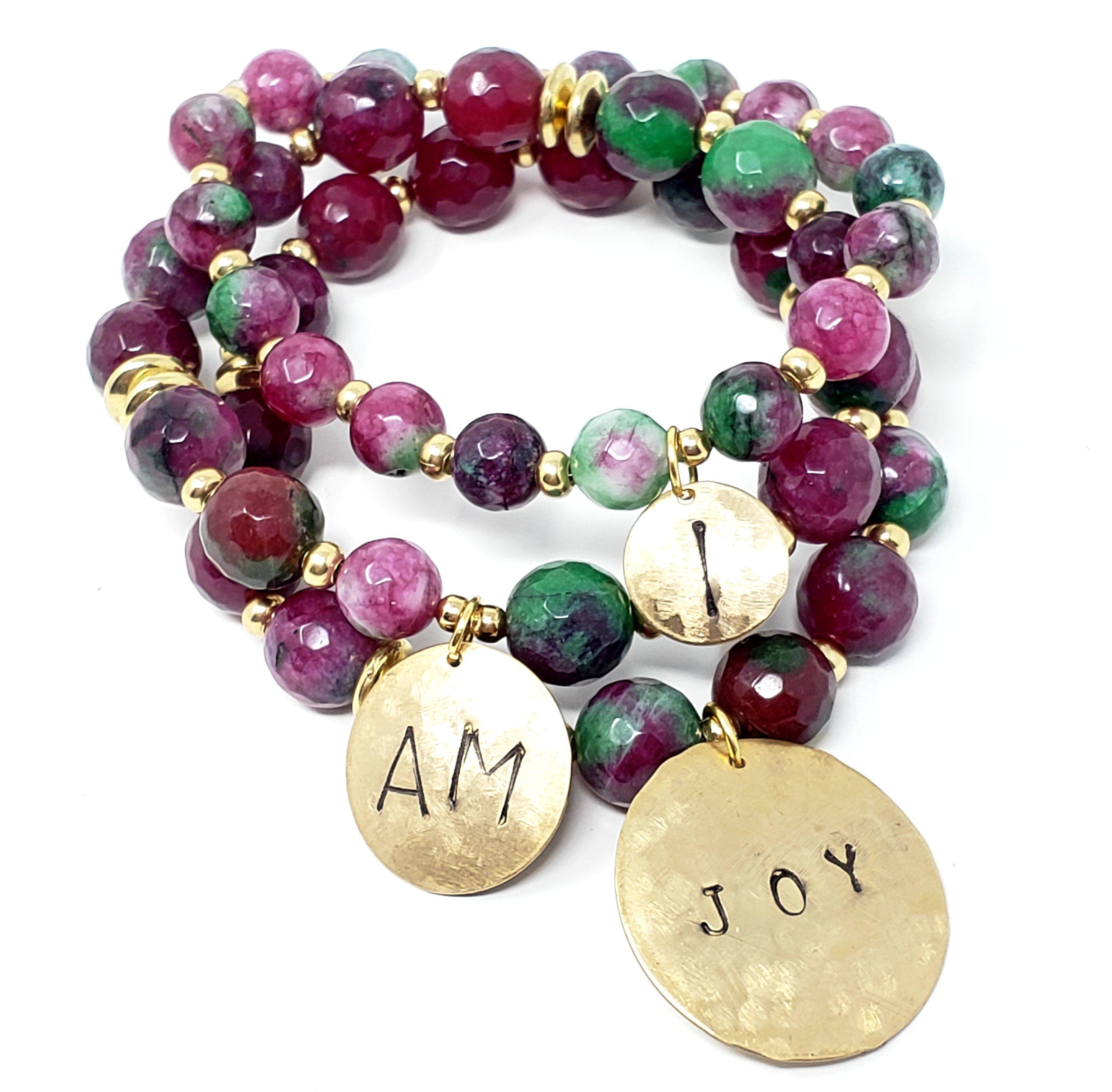 "I Am Joy" Affirmation Bracelets