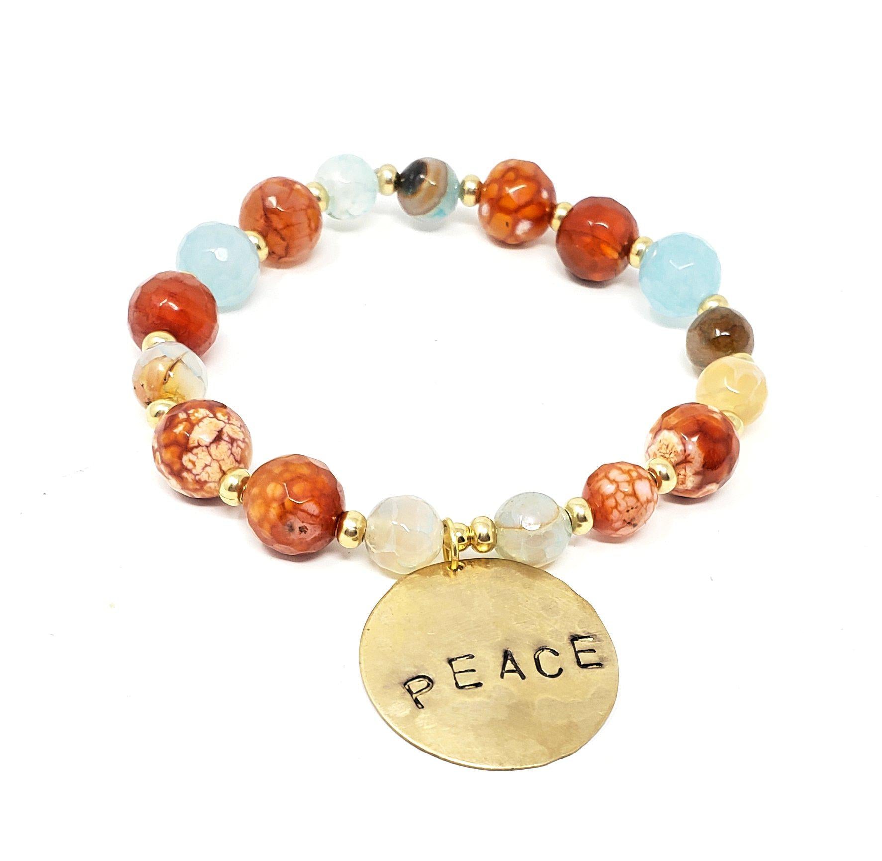 "I Am Peace" Affirmation Bracelets