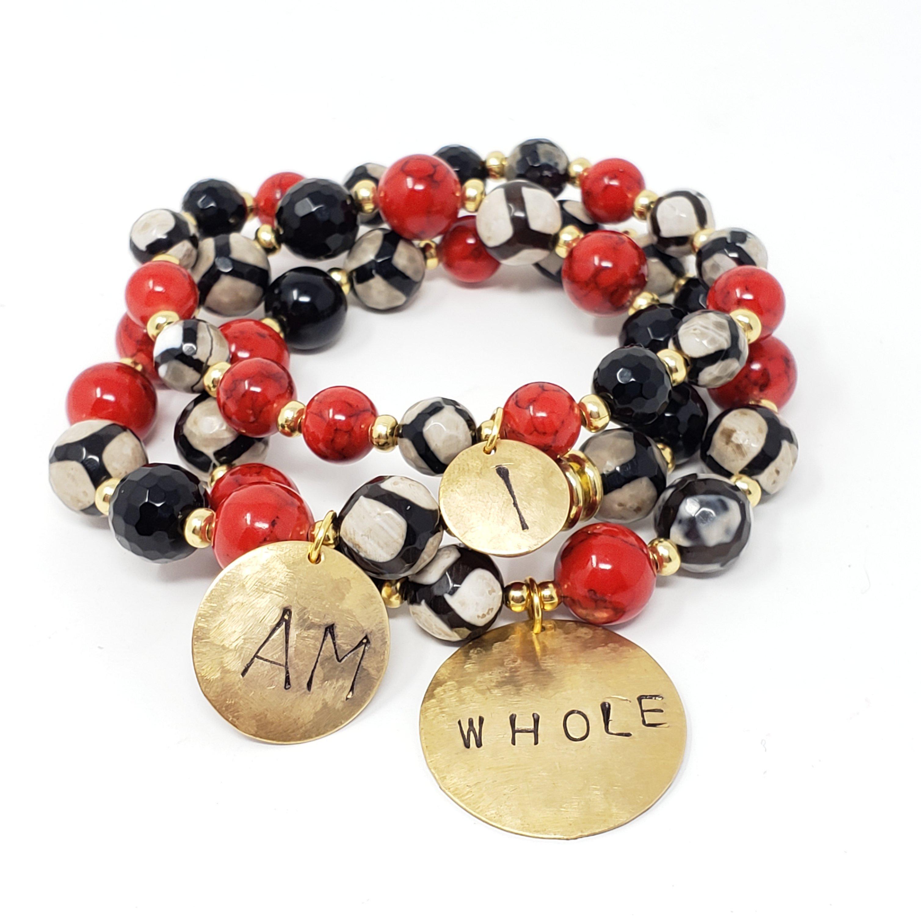 "I Am Whole" Affirmation Bracelets