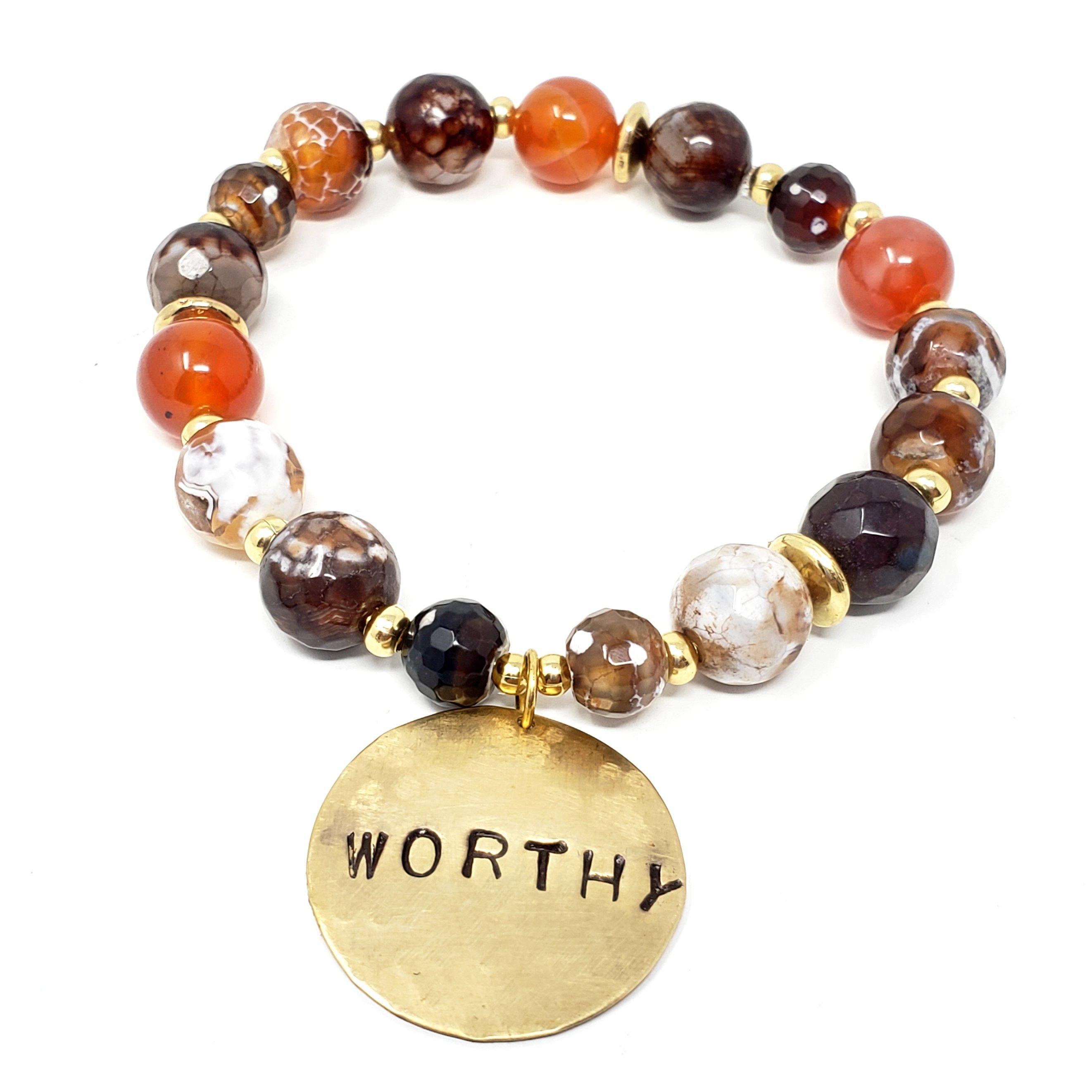 "I Am Worthy" Affirmation Bracelets