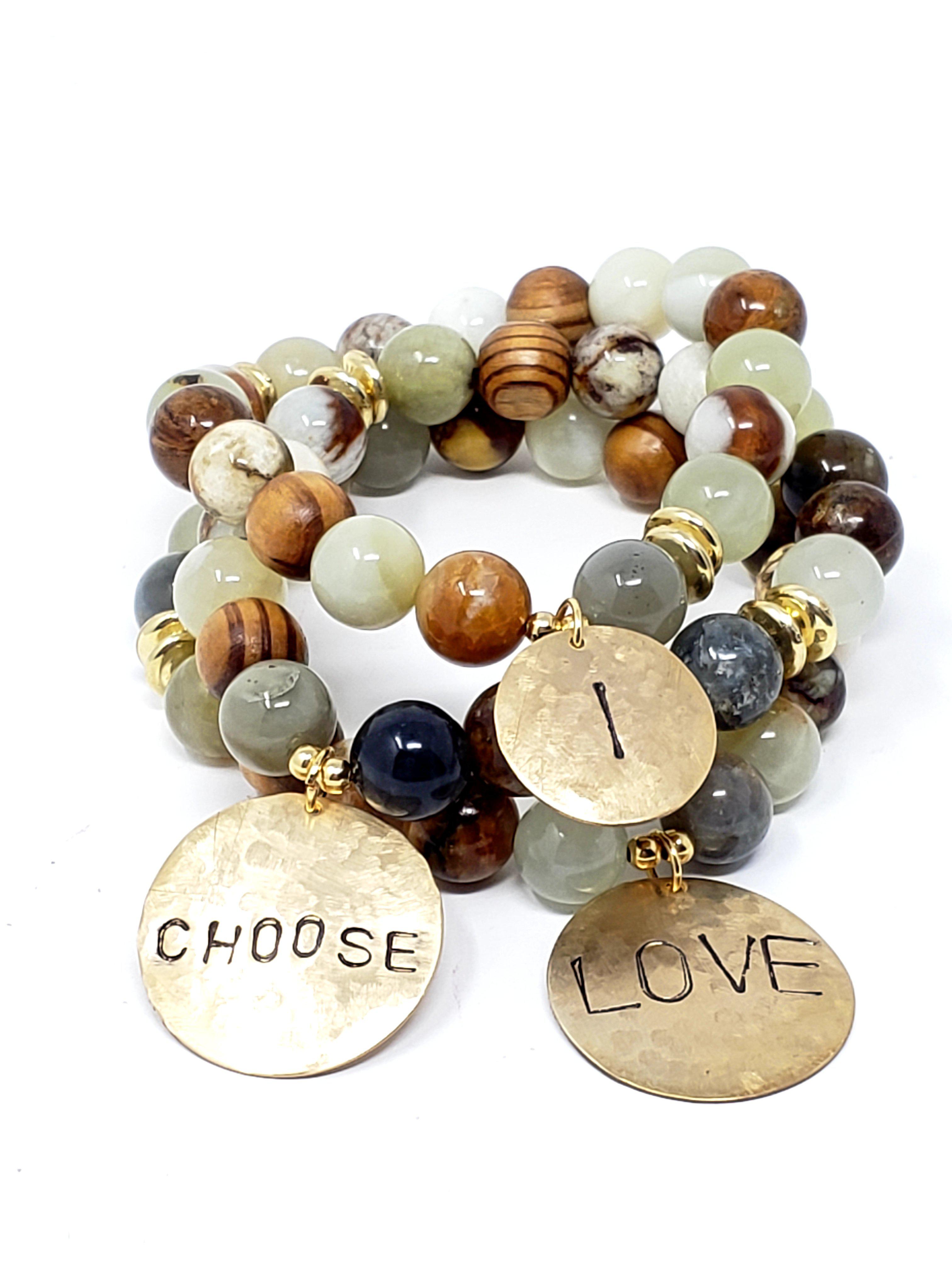 "I Choose Love" Affirmation Bracelets