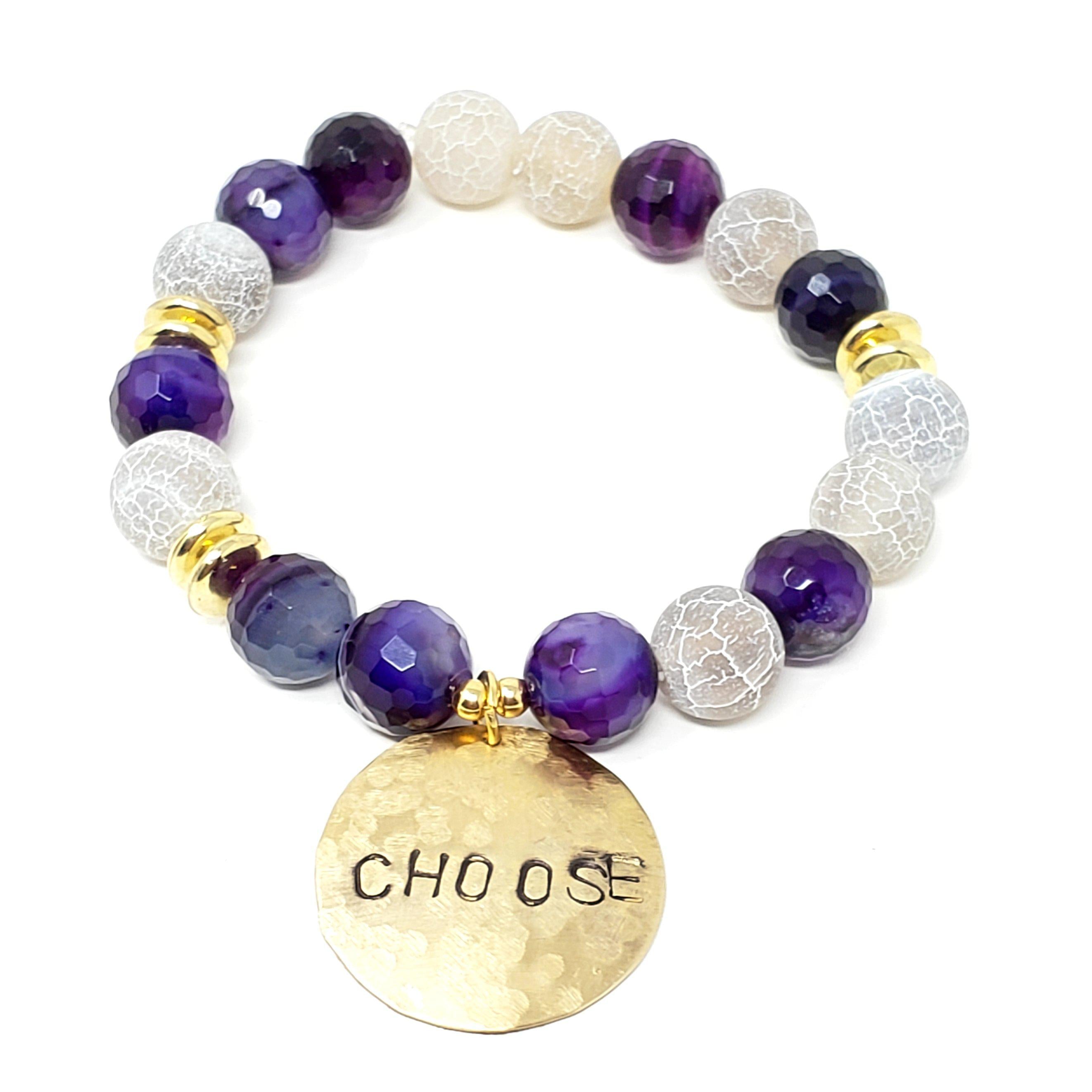 "I Choose Peace" Affirmation Bracelets