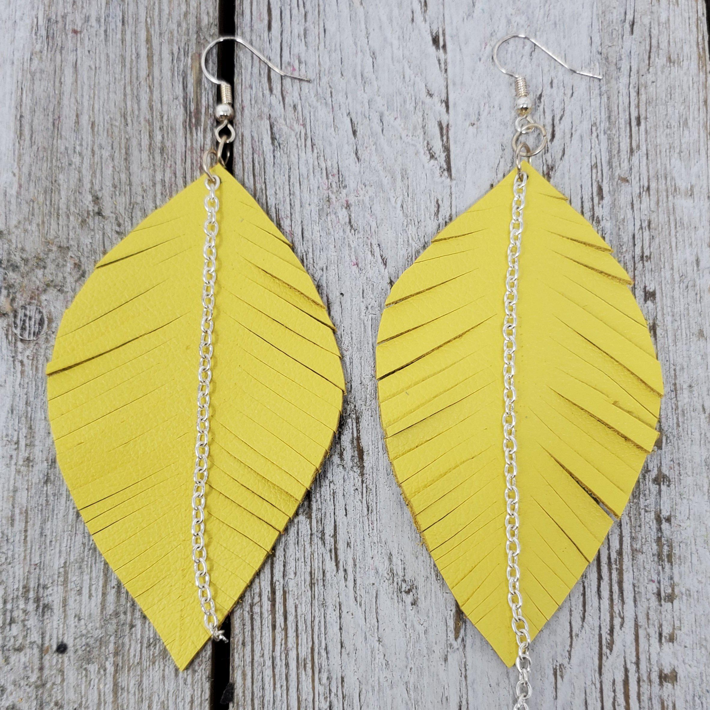 Leather Leaf Earrings : 11 Steps (with Pictures) - Instructables