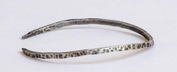 Men's Recycled Sterling Silver Wire Cuff