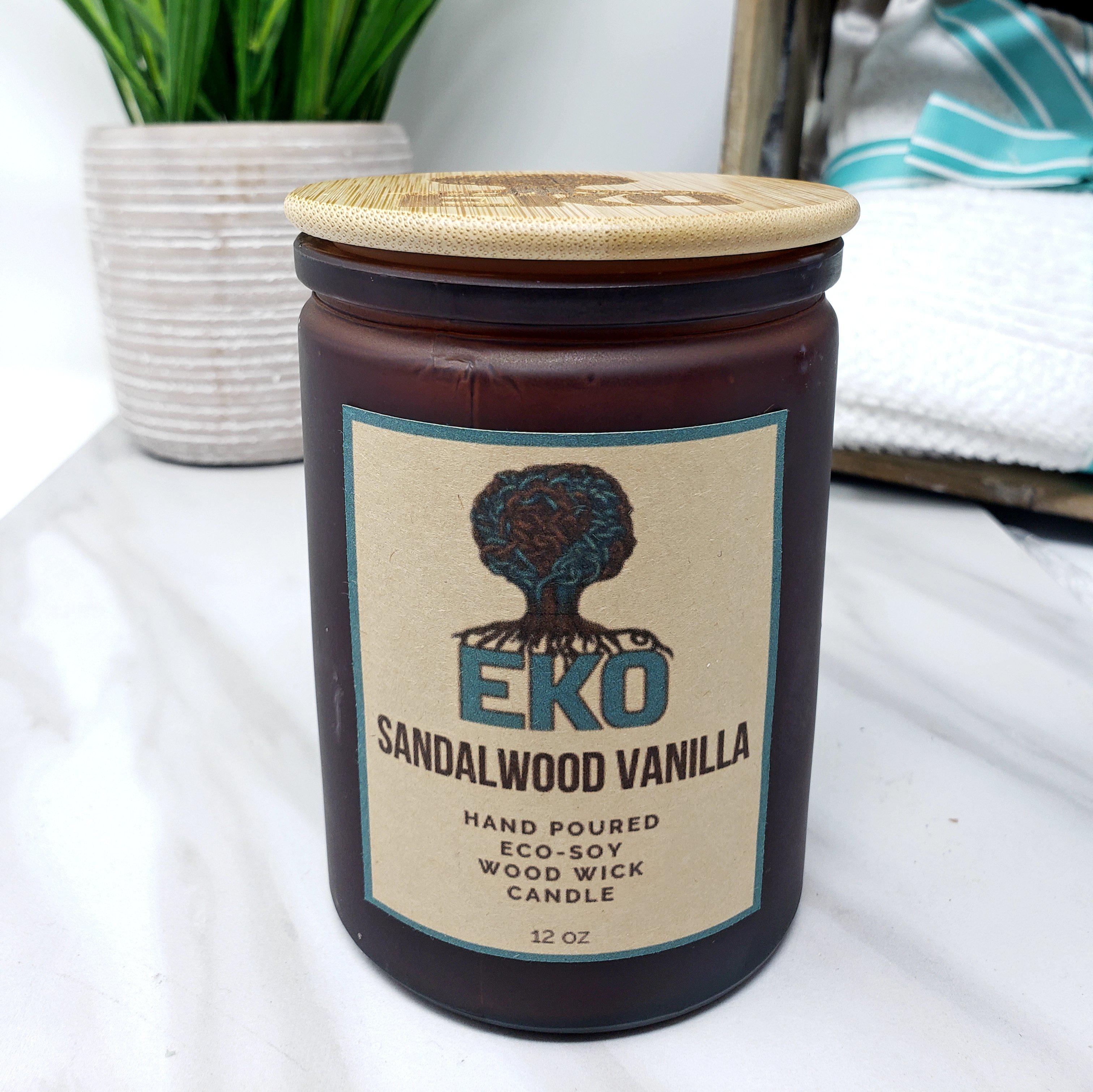 Sandalwood Vanilla Eco-Soy Candle