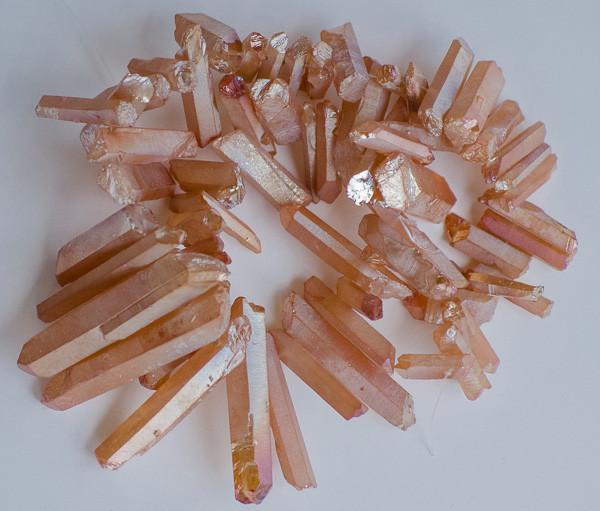 Triniti - Quartz Stick Copper Necklace