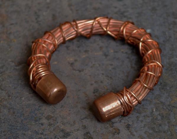 Twisted Copper Cuff - Mini