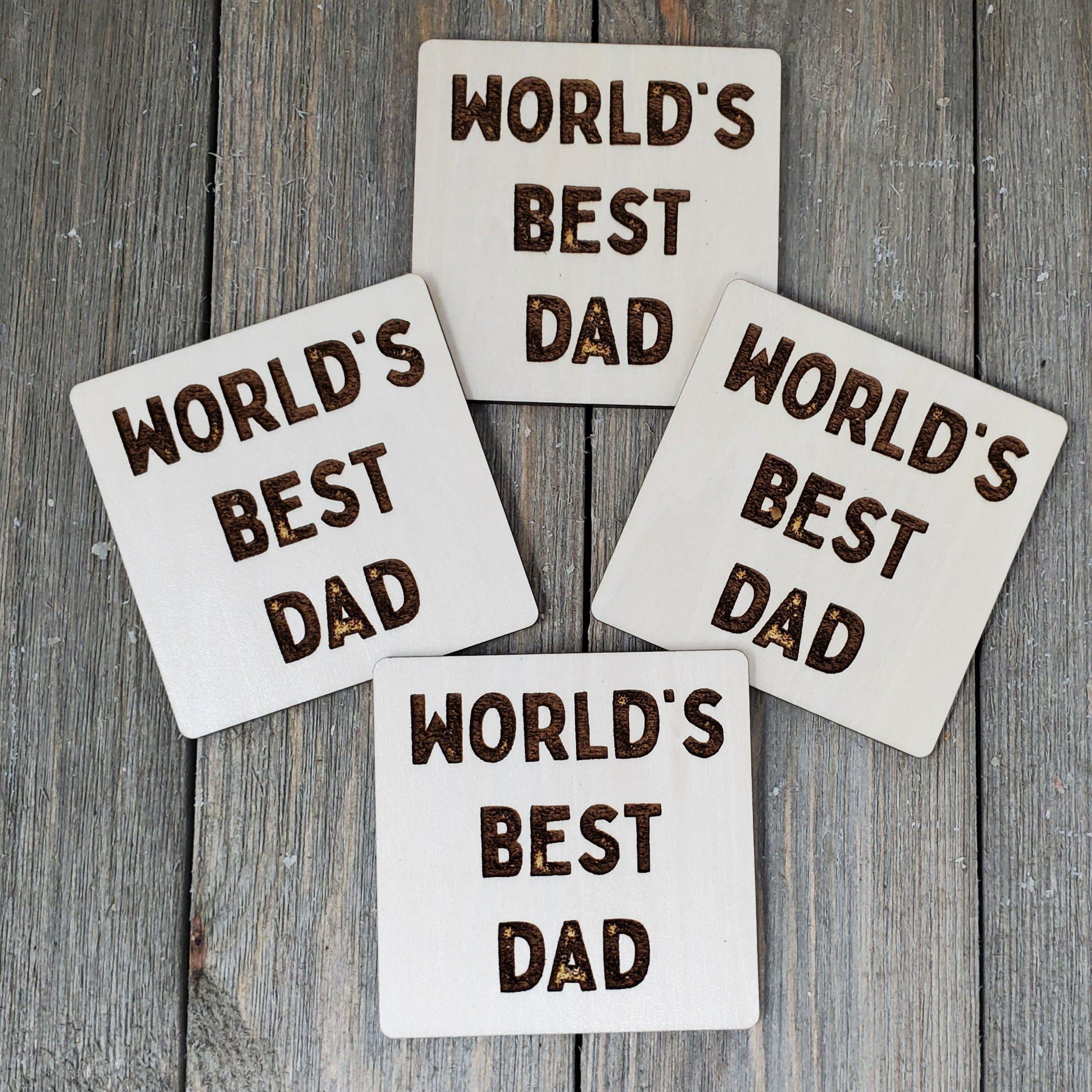 World's Best Dad Coaster Set