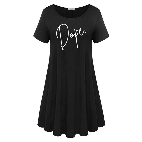 dope dress shirts LONG SLEEVE WIDE SHIRT DRESS